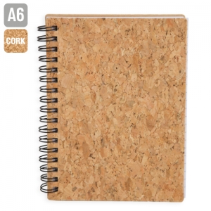 NATURE CORK RINGS NOTEBOOK "PAIX" NATURE CORK RINGS NOTEBOOK "PAIX"