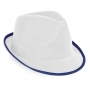 WHITE PREMIUM HAT WITH BORDER WHITE PREMIUM HAT WITH BORDER