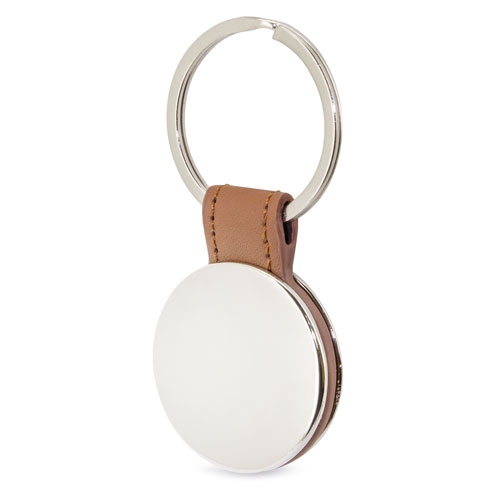 ROUND METAL KEYRING