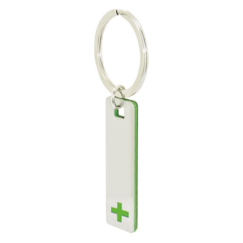 ELONGATED CROSS KEYRING