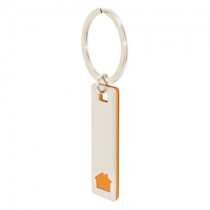 ELONGATED HOUSE KEYRING ELONGATED HOUSE KEYRING