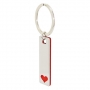 ELONGATED HEART KEYRING ELONGATED HEART KEYRING