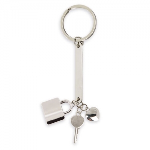 CHARMING HEART SHAPED KEYRING CHARMING HEART SHAPED KEYRING