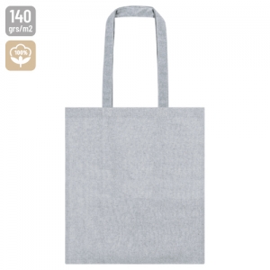 BOLSA DE ASA GRIS ALGODON 