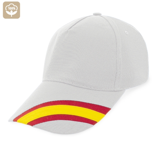 GORRA NACIONAL 5 PANELES ALGODN PEINADO 