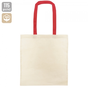 COTTON BAG COLOURED HANDLE "SAGAR" COTTON BAG COLOURED HANDLE "SAGAR"