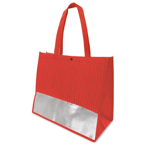 BOLSA LAFAYETTE ROJO-PLATA