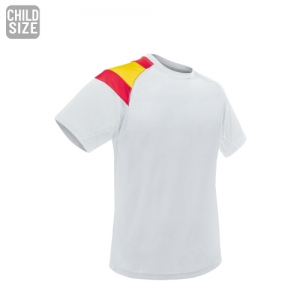 CAMISETA BANDERA NIÑO D&F BL2-3 "GALDANA"