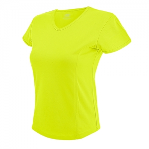 FLUORESCENT WOMEN T-SHIRT DRY & FRESH FLUORESCENT WOMEN T-SHIRT DRY & FRESH