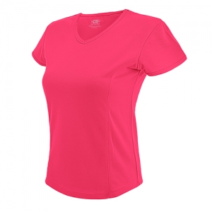 FLUORESCENT WOMEN T-SHIRT DRY & FRESH FLUORESCENT WOMEN T-SHIRT DRY & FRESH