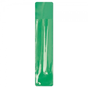 FUNDA BOLIGRAFO PVC VERDE