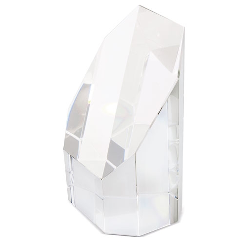 PRISME SHAPED GLASS TROPHY "DUNIA"