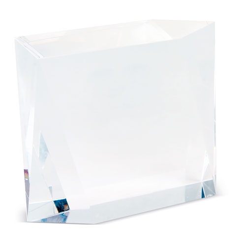 SQUARED SHAPED GLASS TROPHY
