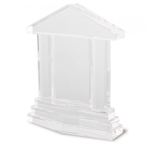 IMPERIAL COLUMNS SHAPED GLASS TROPHY IMPERIAL COLUMNS SHAPED GLASS TROPHY