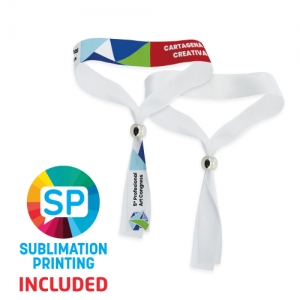 SUBLIMATION BRACELET WITH ADJUSTABLE CLOSURE SUBLIMATION BRACELET WITH ADJUSTABLE CLOSURE