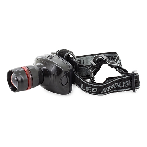 LINTERNA FRONTAL ZOOM 4 FUNCIONES 