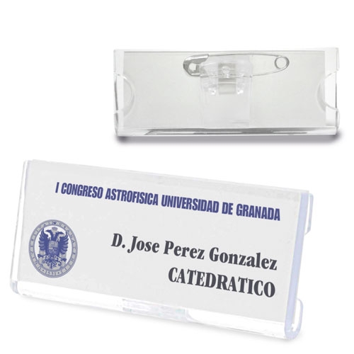 RECTANGULAR ID BADGE "CONTINENTAL"