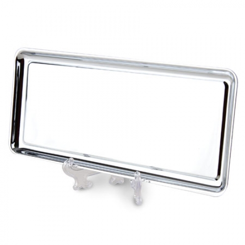 CHROME RECTANGULAR TRAY "ARRAS"