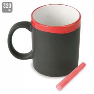 MUG DE CERAMICA PIZARRA 