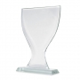 CUP SHAPED GLASS TROPHY CUP SHAPED GLASS TROPHY