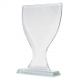 CUP SHAPED GLASS TROPHY CUP SHAPED GLASS TROPHY
