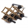 WOODEN BOTTLE RACK 10 BOTTLES WOODEN BOTTLE RACK 10 BOTTLES