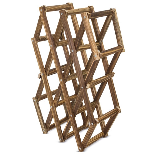 BOTELLERO MADERA 10 BOTELLAS "RAK"