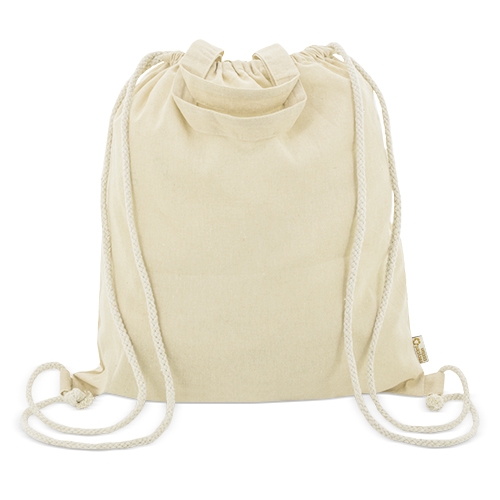 BOLSA MOCHILA DE ALGODÓN RECICLADO "AGRA"