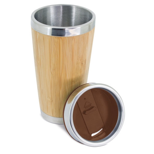 VASO TERMO BAMBU DOBLE CAPA 500ML "CUE"