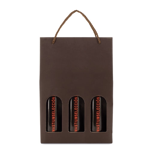 <p>DELUXE CARDBOARD BOX 3 BOTTLES "MESEGUERA"</p>