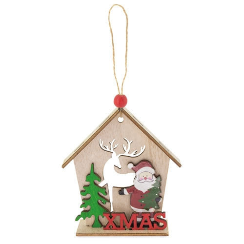 ADORNO NAVIDEÑO DE MADERA "LAPONIA"
