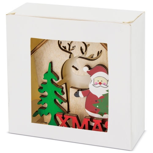 ADORNO NAVIDEÑO DE MADERA "LAPONIA"