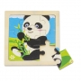 SET DE 5 PUZZLES EN MADERA NATURAL "JUNIOR"