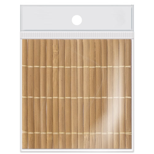 SET OF 5 BAMBOO COASTERS 