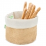 COTTON AND NATURAL JUTE BREAD BASKET COTTON AND NATURAL JUTE BREAD BASKET