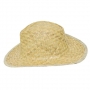 GREEN STRAW HAT WITH INTERIOR RIBBON GREEN STRAW HAT WITH INTERIOR RIBBON