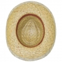 GREEN STRAW HAT WITH INTERIOR RIBBON GREEN STRAW HAT WITH INTERIOR RIBBON