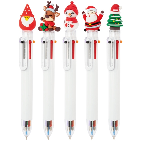 SET NAVIDEÑO BOLIGRAFOS MULTICOLOR "YUKI"