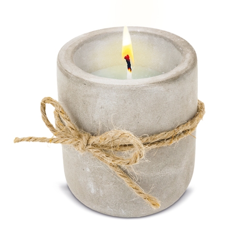 VELA AROMÁTICA ECOCEMENTO "STELLA"