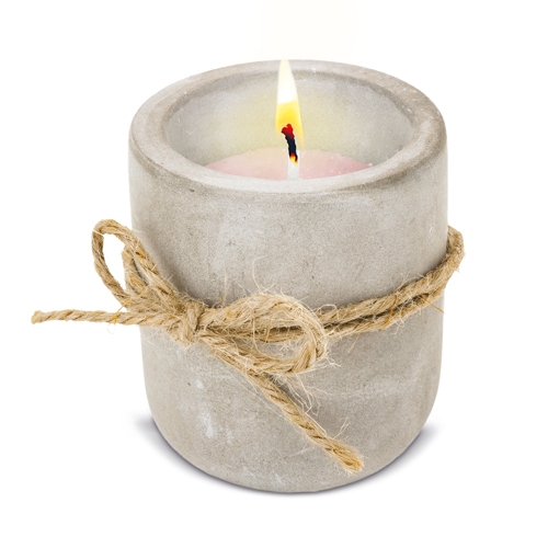 VELA AROMÁTICA ECOCEMENTO "STELLA"