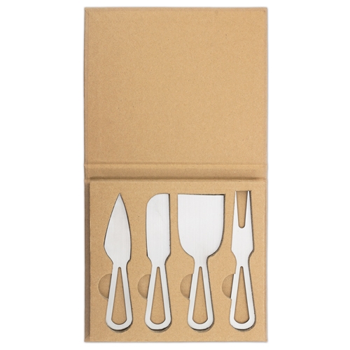 SET 4 CUCHILLOS PARA QUESO "GOURMET"
