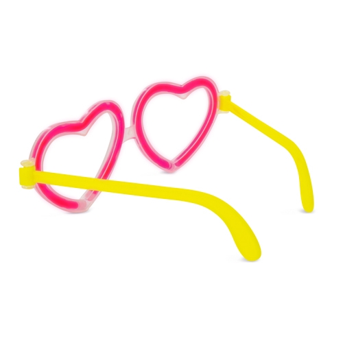 NEON GLASSES SET "LUV"