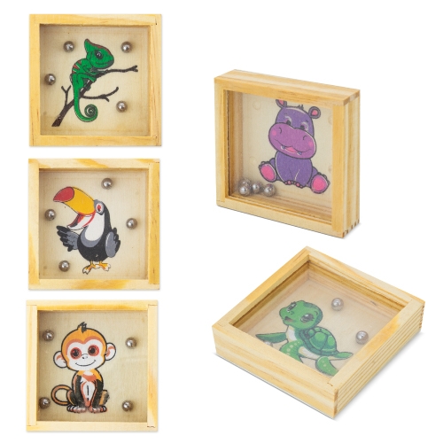 SET 5 LABERINTOS DE MADERA "JUNGLE"