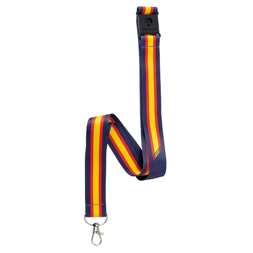 LANYARD BANDERA ANCHA "POLICIA"