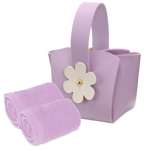 SET 5 BOLSITOS CON TOALLA "JULIETTE"