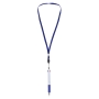 BOLÍGRAFO 2 COLORES CON LANYARD "BISSKAR"