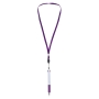 BOLÍGRAFO 2 COLORES CON LANYARD "BISSKAR"
