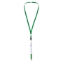 BOLÍGRAFO 2 COLORES CON LANYARD "BISSKAR"