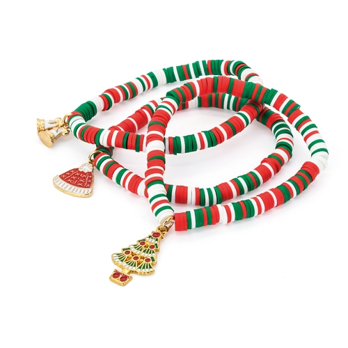 SET 10 PULSERAS NAVIDEÑAS "TAIKA"