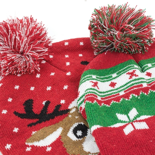 PACK DE GORROS NAVIDEÑOS “KIRAN” (3 PCS)